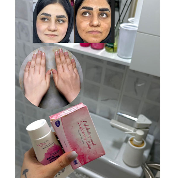 پک کرم و صابون روشن کننده