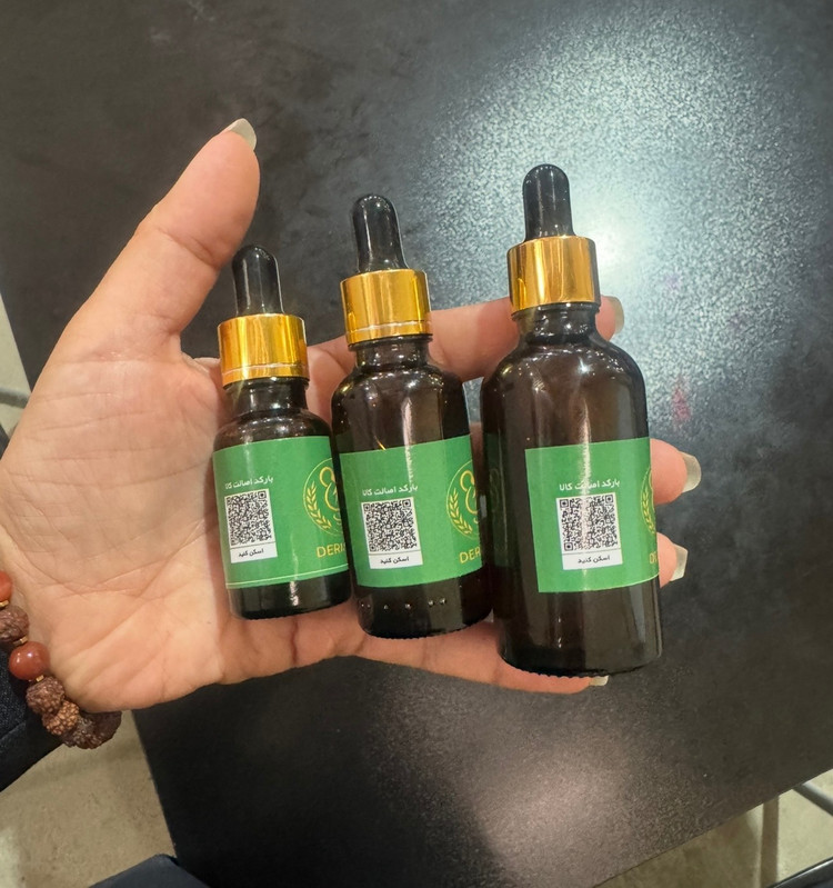 پک روغن درم اکسیر شرکتی ۴۰ میل با بارکد اصالت